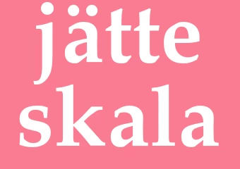 Synonym jätteskala