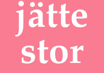 Synonym jättestor