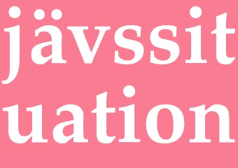 Synonym jävssituation