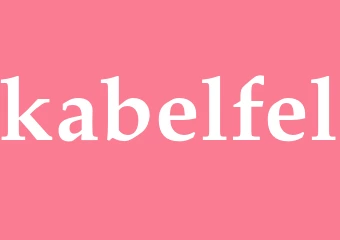 Synonym kabelfel