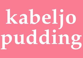 Synonym kabeljopudding