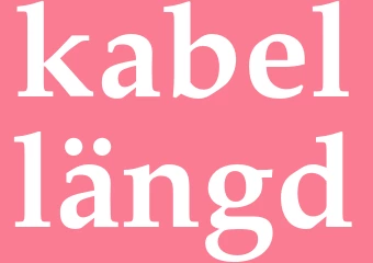 Synonym kabellängd
