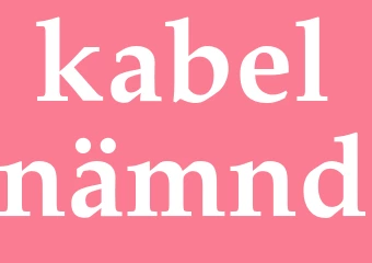 Synonym kabelnämnd