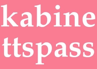 Synonym kabinettspass