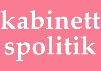 Synonym kabinettspolitik