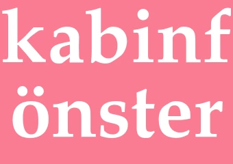 Synonym kabinfönster