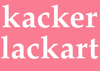 Synonym kackerlackart