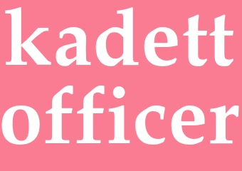 Synonym kadettofficer