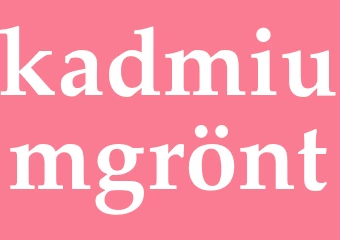 Synonym kadmiumgrönt