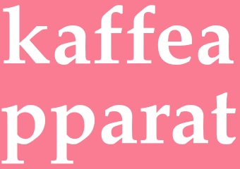 Synonym kaffeapparat