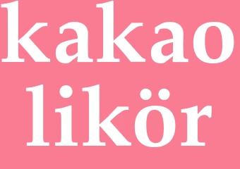 Synonym kakaolikör