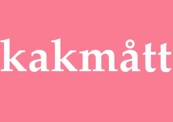 Synonym kakmått