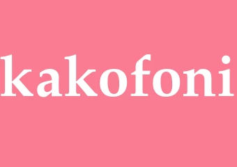 Synonym kakofoni