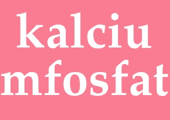 Synonym kalciumfosfat