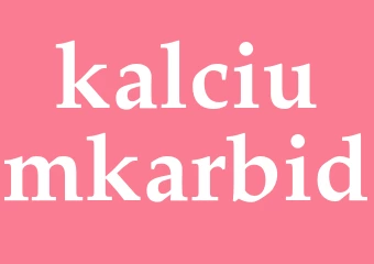 Synonym kalciumkarbid