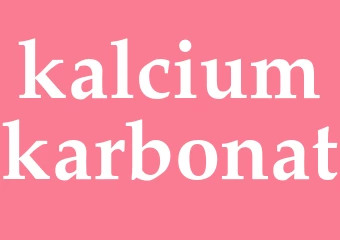 Synonym kalciumkarbonat