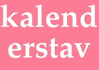 Synonym kalenderstav