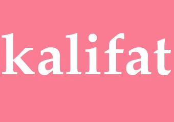 Synonym kalifat