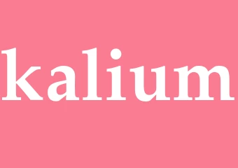 Synonym kalium