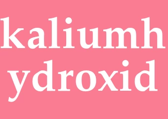 Synonym kaliumhydroxid