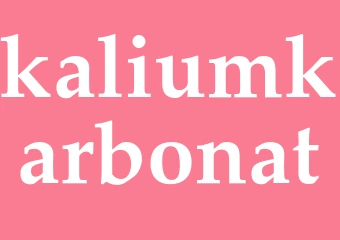 Synonym kaliumkarbonat