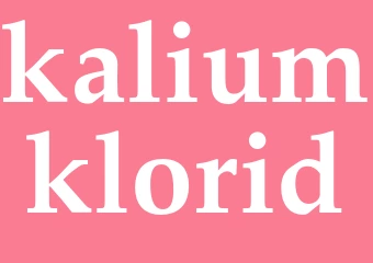 Synonym kaliumklorid