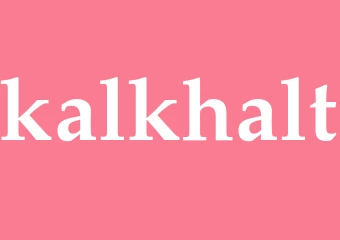 Synonym kalkhalt