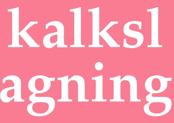 Synonym kalkslagning
