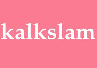 Synonym kalkslam