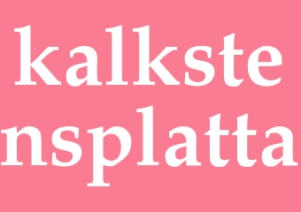 Synonym kalkstensplatta