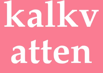 Synonym kalkvatten