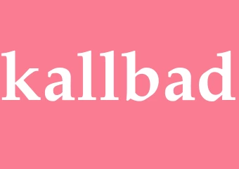 Synonym kallbad