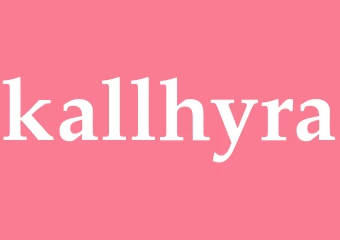 Synonym kallhyra