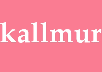Synonym kallmur