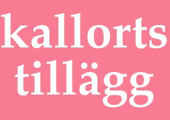 Synonym kallortstillägg
