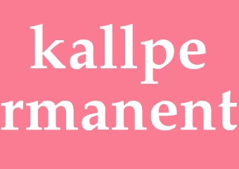 Synonym kallpermanent