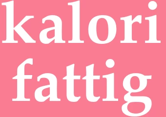 Synonym kalorifattig