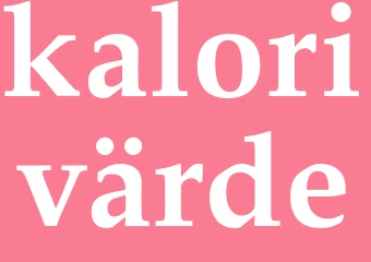 Synonym kalorivärde