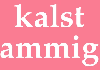 Synonym kalstammig
