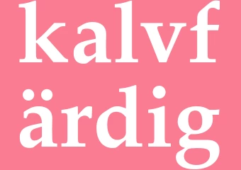 Synonym kalvfärdig