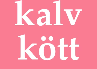 Synonym kalvkött