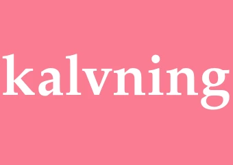 Synonym kalvning