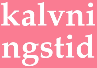 Synonym kalvningstid