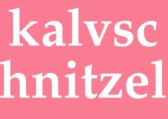 Synonym kalvschnitzel