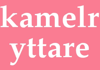 Synonym kamelryttare