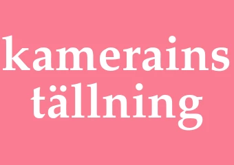 Synonym kamerainställning