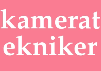 Synonym kameratekniker