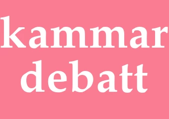Synonym kammardebatt