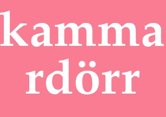 Synonym kammardörr