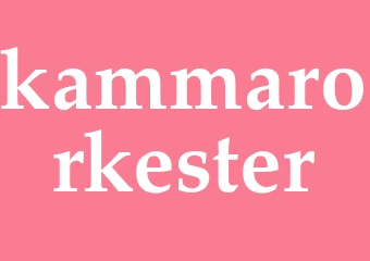 Synonym kammarorkester